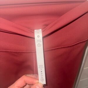 lululemon athletica Mulled Wine High-Rise Leggings size 4